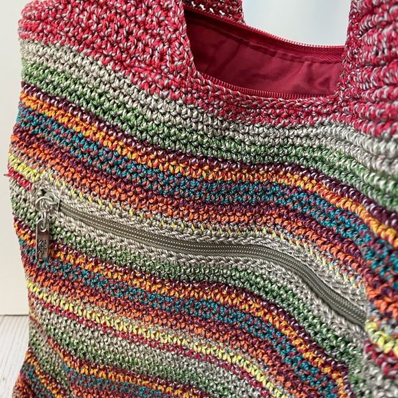 The Sak crochet purse multicolor shoulder bag - Picture 4 of 5